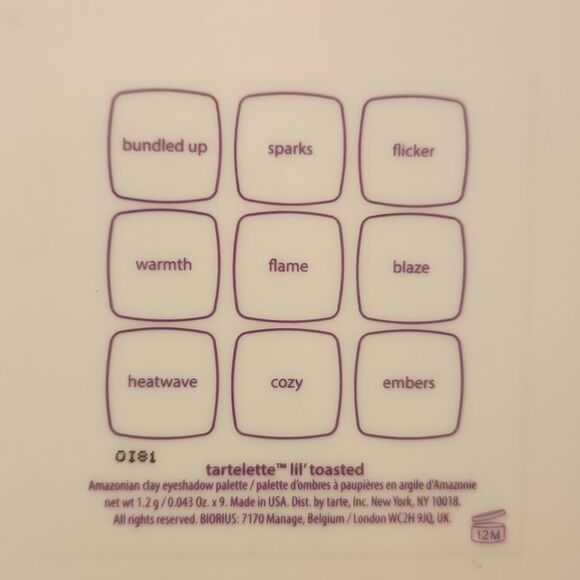 Tarte Tartlette "Lil' Toasted" Amazonian Clay Eyeshadow Palette - Picture 3 of 4